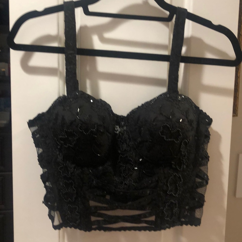 Gorgeous sparkly boustier